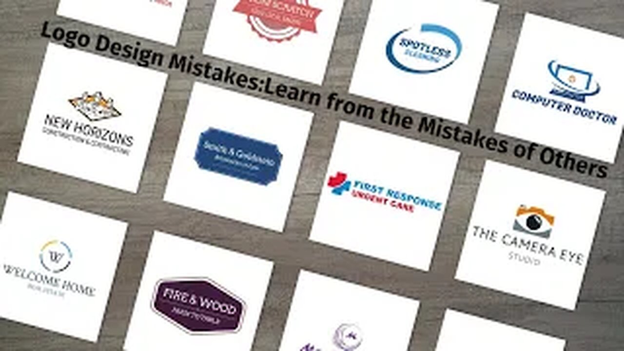 Logo Design Mistakes:Learn from the Mistakes of Others