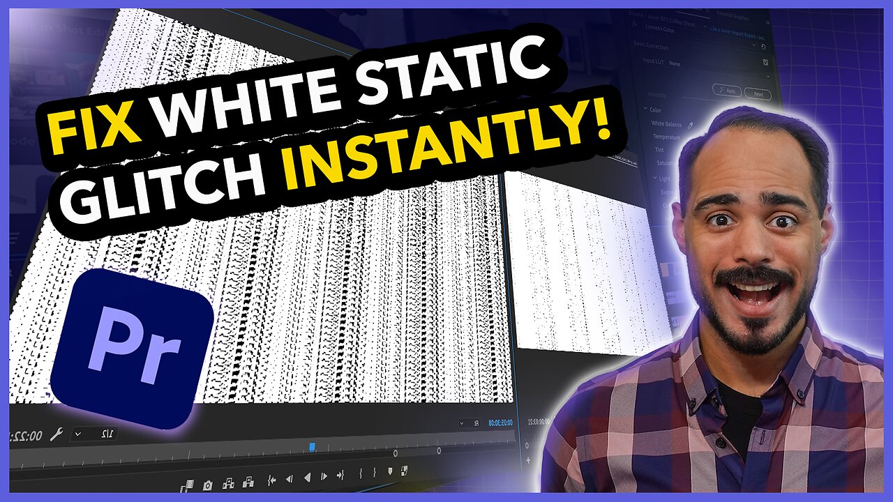 [FIXED] How to Fix the Static White Glitch Screen in SECONDS! (Premier Pro) Minutes