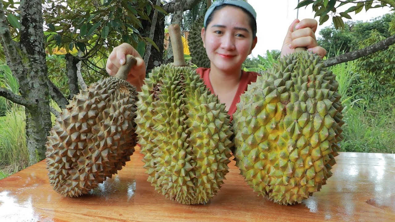 Yummy Durian Cream Dessert Cooking - Durian Dessert - Cooking With Sros