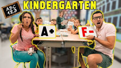 Going Back To KINDERGARTEN For A Day! *CHALLENGE*