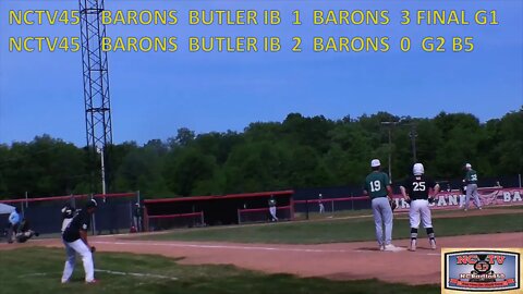 NCTV45 BUTLER IRON BUCKS VS 3B BARONS GAME 2 SATURDAY JUNE 25 2022