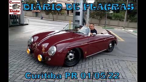 01/05/22 Diário de Flagras Carrões do Dudu Curitiba PR BRASIL - Chamonix Porsche 356 Speedster