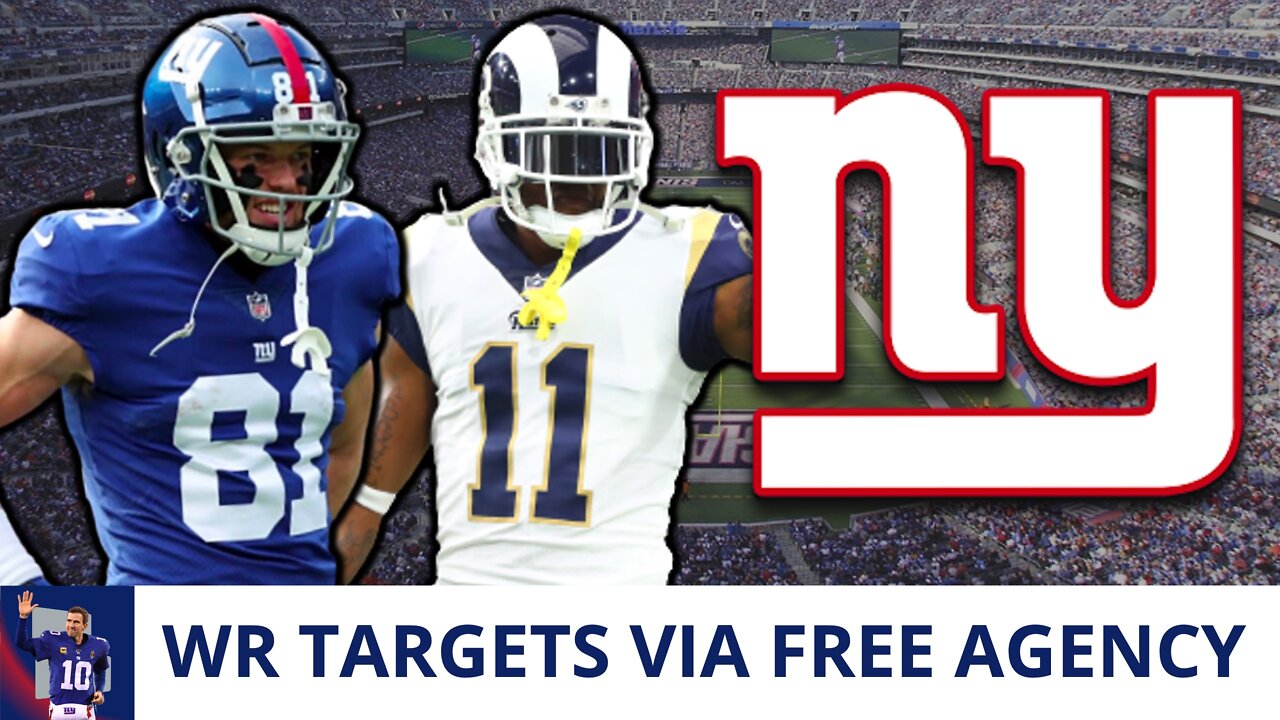 5 New York Giants WR Targets via NFL Free Agency Ft. Alex Bachman & Tavon Austin | Giants Rumors