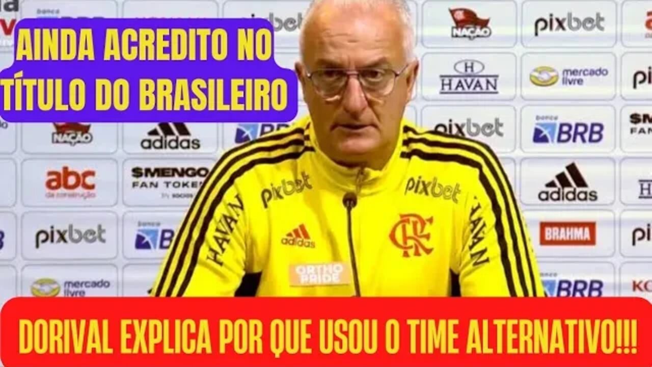 COLETIVA DE IMPRENSA/PALMEIRAS X FLAMENGO/DORIVAL EXPLICA POR QUE USOU O TIME ALTERNATIVO/ENTREVISTA