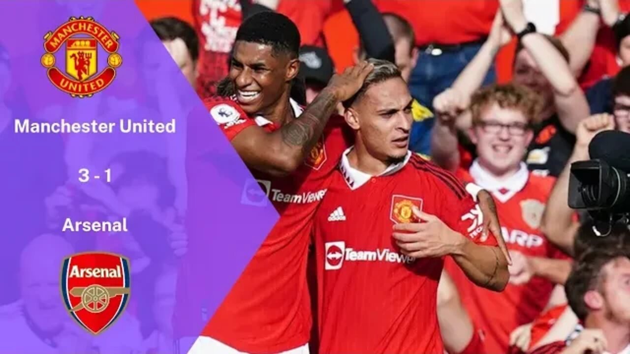 Manchester United vs Arsenal (2 - 1) Highlights | Premier League 2022/23