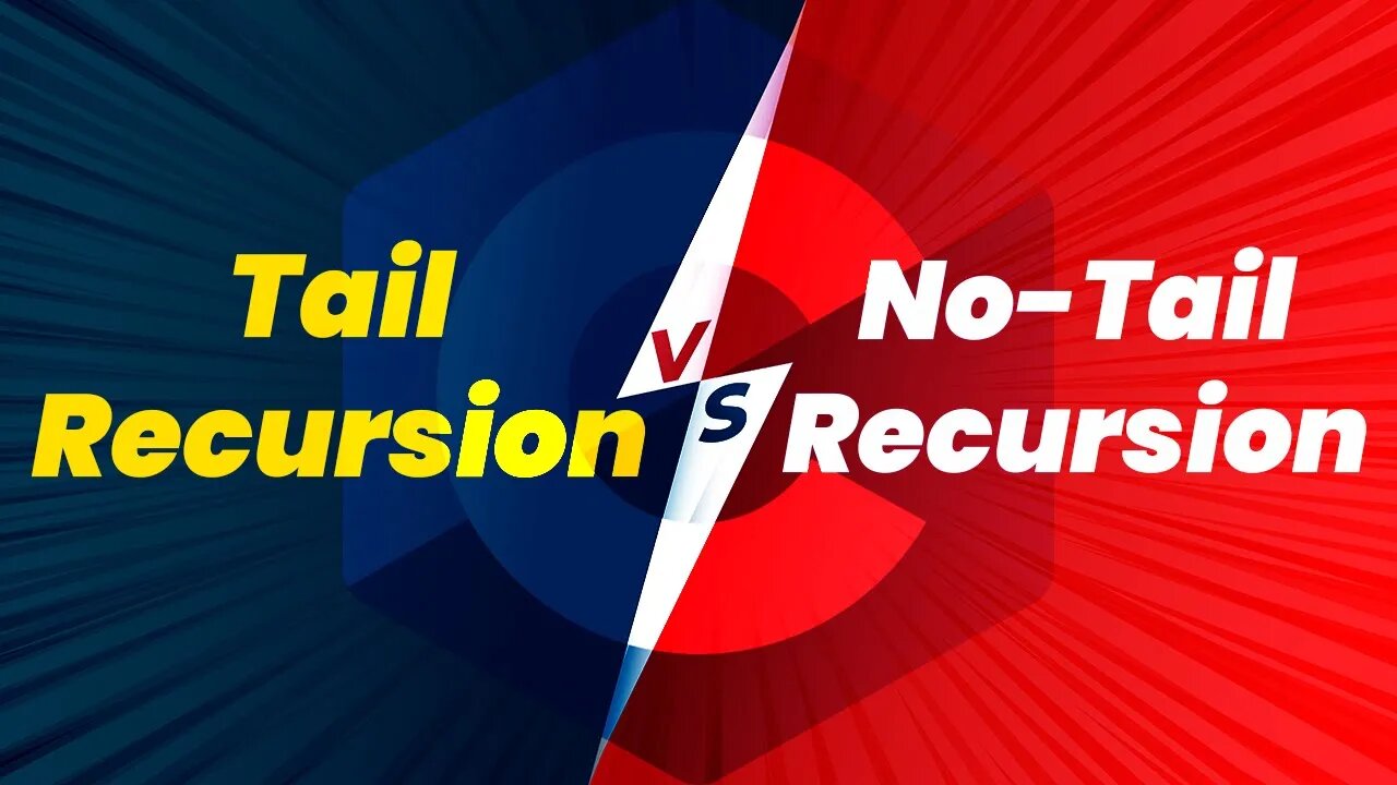 Tail & No-Tail Recursion | C Programming Language