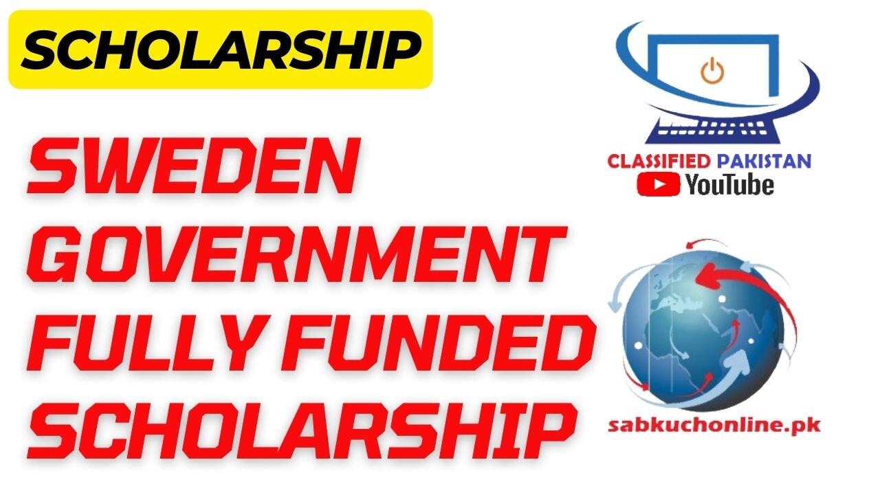 Sweden Government Fully Funded Scholarship 2024 Apply Online