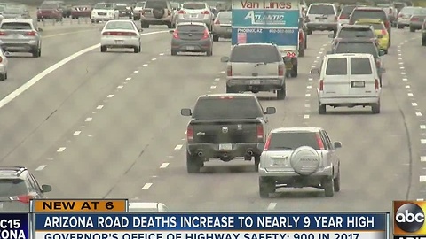 Deadly car accidents are up in Arizona