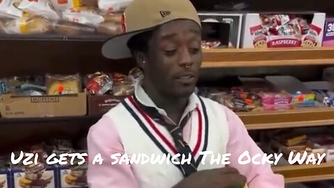 Lil Uzi Vert gets a sandwich the Ocky way