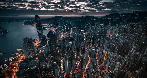 Magic of Honk Kong, Mind-blowing cyberpunk drone video