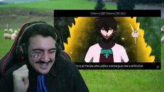 PASTOR REACT Rap do Yuno (Black Clover) - O ESCOLHIDO DA MANA | Takeru [Prod. 808 Ander]