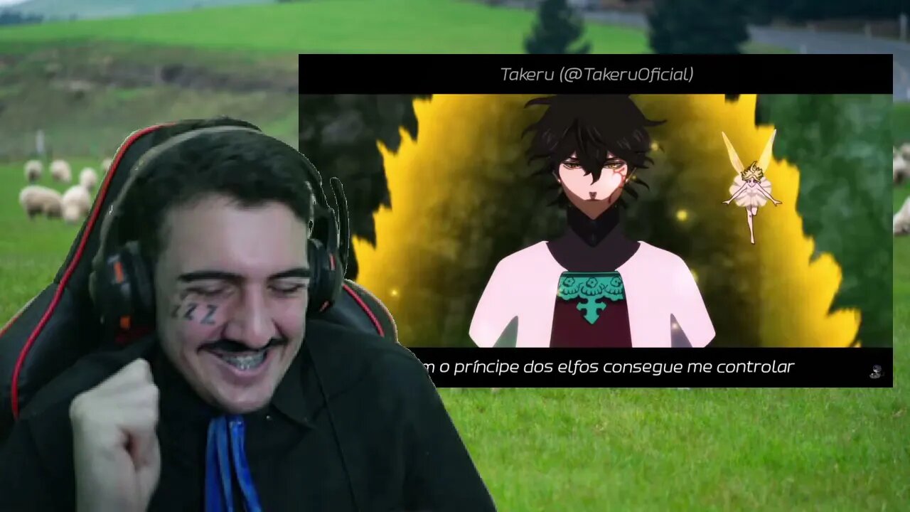 PASTOR REACT Rap do Yuno (Black Clover) - O ESCOLHIDO DA MANA | Takeru [Prod. 808 Ander]