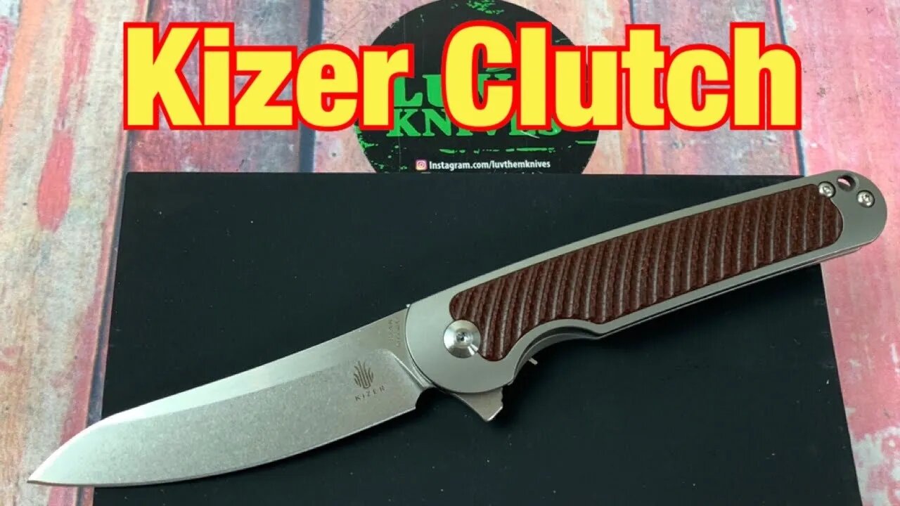 Kizer Clutch /includes disassembly/ great design lightweight and fidget friendly !