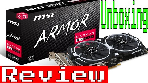 MSI VGA Graphic Cards RX 580 ARMOR 8G OC