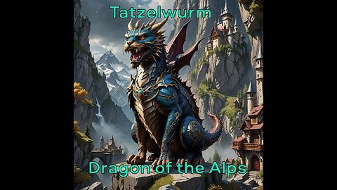 Tatzelwurm Dragon of the Alps 👀😸🐉 #tatzelwurm #cryptids #dragon