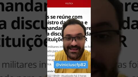 PGR Augusto Aras se reune com Ministro da Defesa e comandantes das Forças Armadas P2