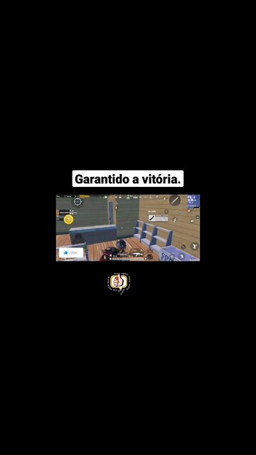 Garantindo a vitória, jogando PUBG Mobile.