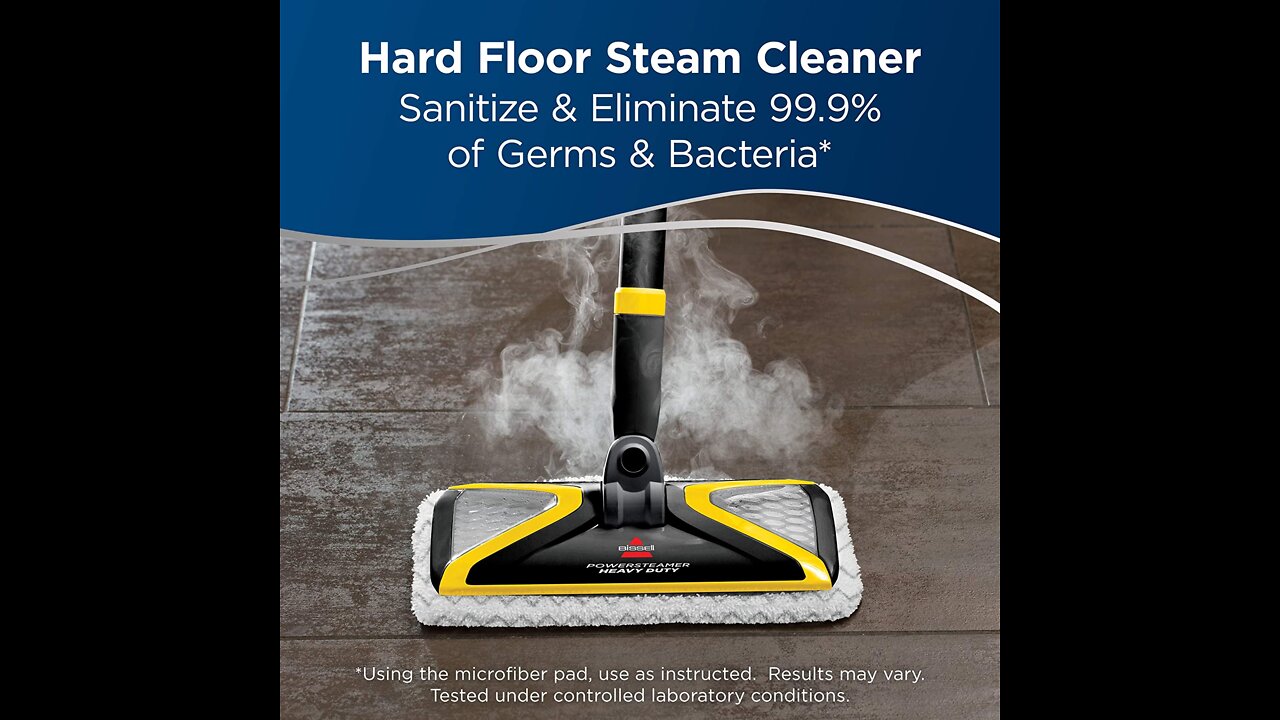 BISSELL Power Steamer Heavy Duty 3-in-1 Steam Mop and Handheld Steamer