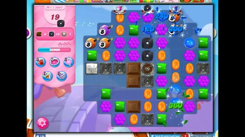Candy Crush Level 3097 Talkthrough, 26 Moves 0 Boosters