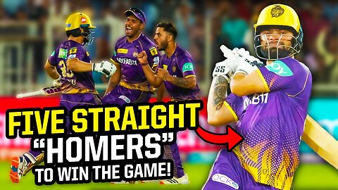 Rinku hits 5 straight sixes to win it for KKR, a 𝚋𝚛𝚎𝚊𝚔𝚍𝚘𝚠𝚗