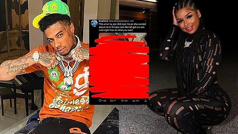 Blueface tweets him and Chrisean Rock's babies willy!?