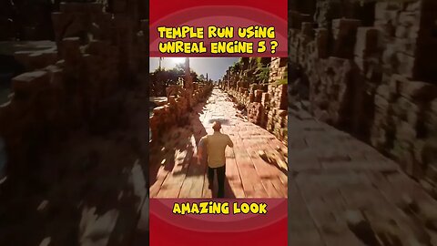 grafiknya 😍 #shorts #templerun #unrealengine5