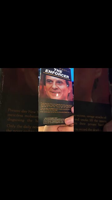 VHShorts [0148] THE ENFORCER [#shorts #theBACarchive #theVHSinspector]