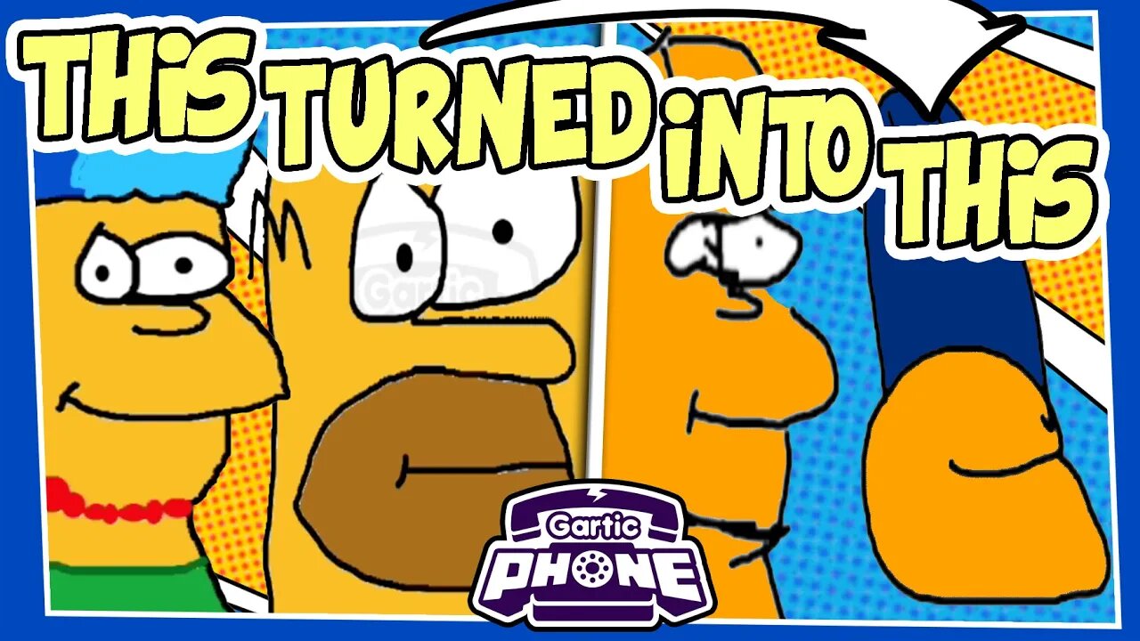 This SOMEHGOW turned into THIS!! (Gartic Phone Funny Moments)