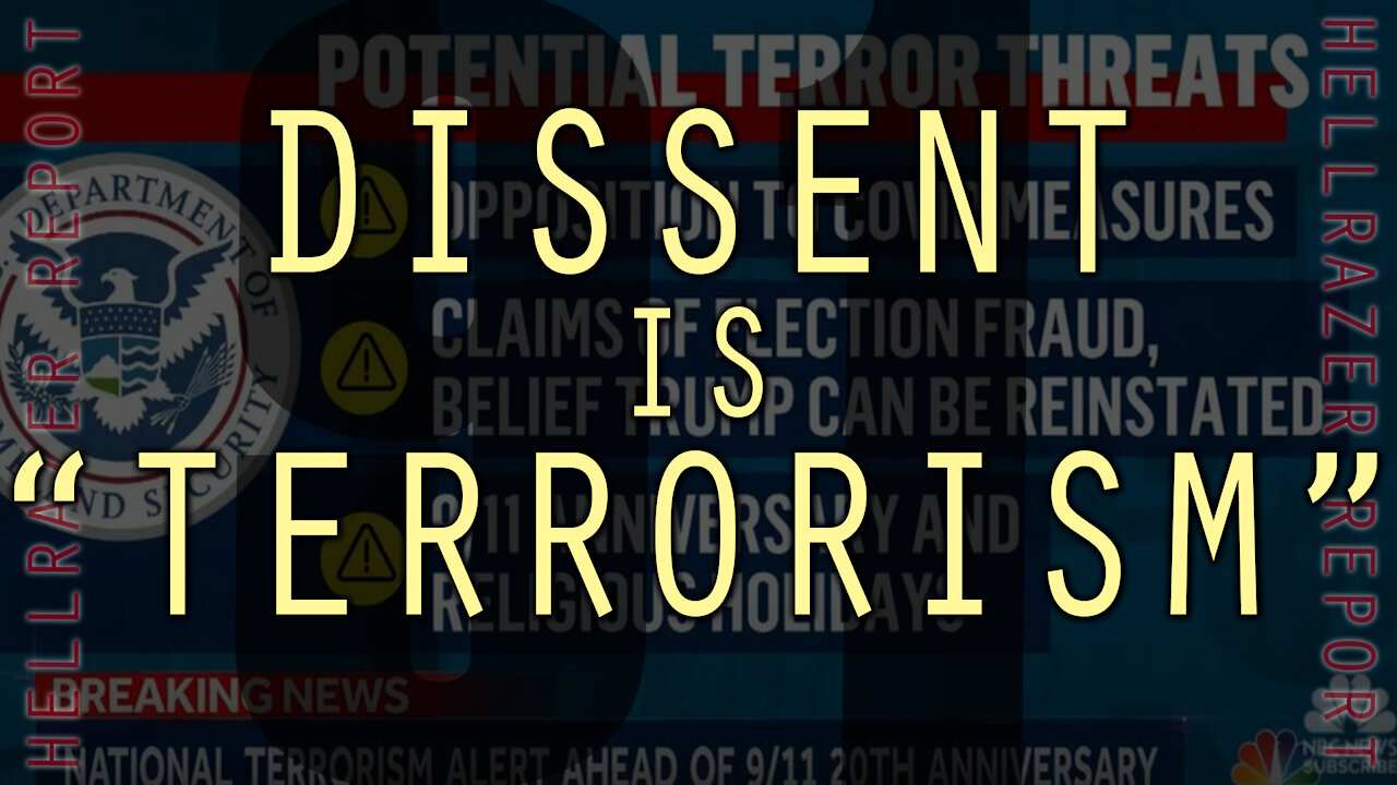 DESPERATE ELITES DECLARE DISSENT TO BE “TERRORISM”