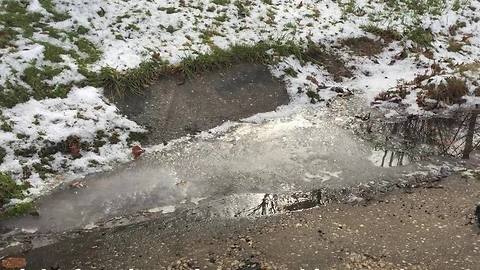 Icy roads in Harford County Wednesday morning