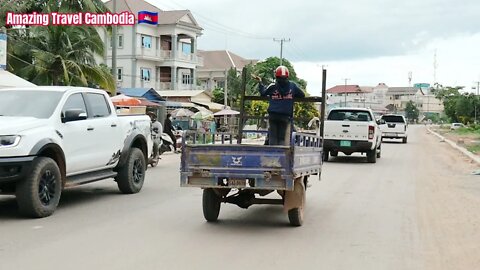 Tour Siem Reap downtown2021, #DrivingTour, News road update, Name Win-Win / #AmazingTravelCambodia.