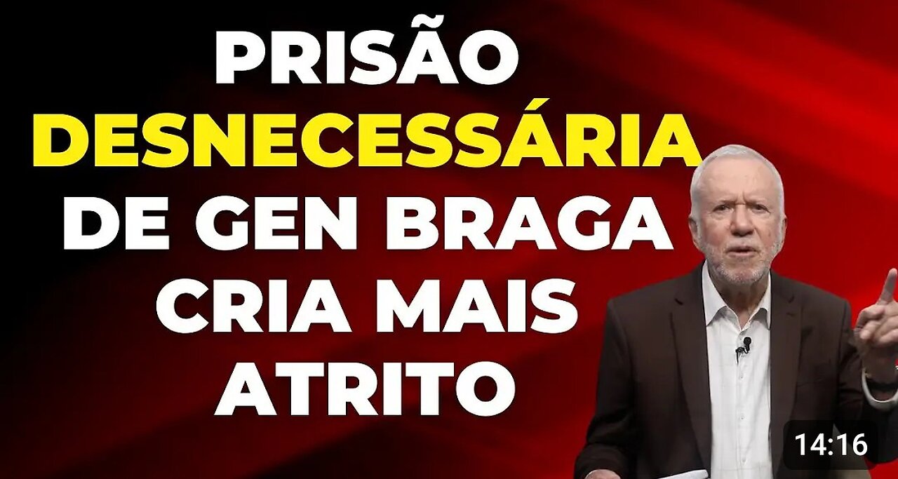 Lula tratado como se não fosse caso grave - Alexandre Garcia