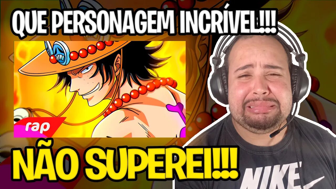 REACT Rap do Ace (One Piece) - PUNHOS DE FOGO | NERD HITS