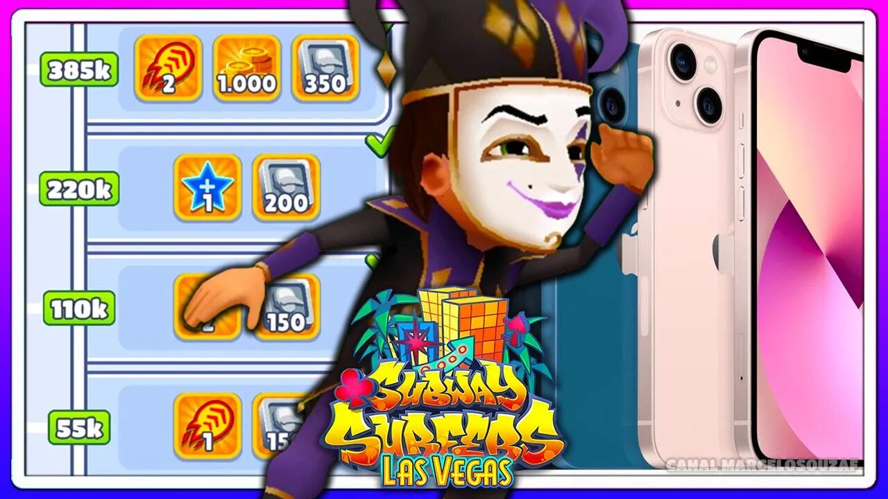 Subway Surfers Las Vegas 2021 | iPhone 13 vale a pena? | Recorde com Jaro Joker