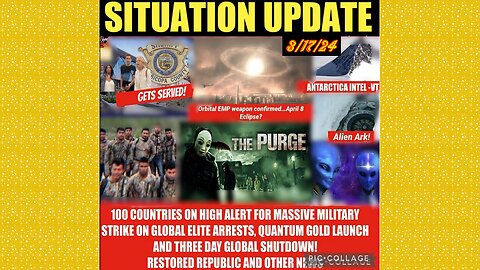 SG Anon. Juan O Savin ~ Situation Update 3/17/24 ~ Restored Republic > Judy Byington- Q+ White Hats