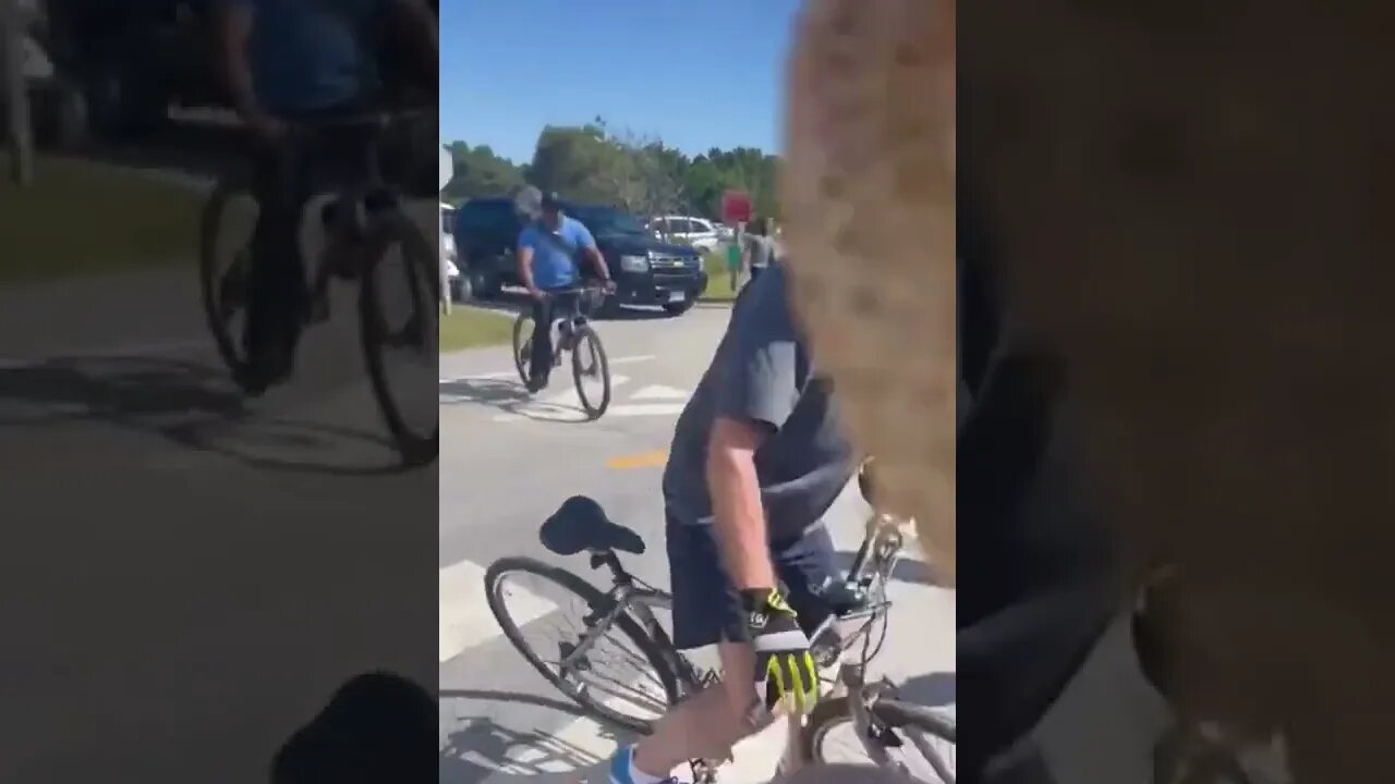 Biden Falls Off Bike While Stopped in Delaware