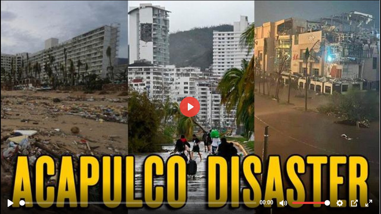 URGENT: MEDIA BLACKOUT, DIRE SITUATION IN ACAPULCO, MEXICO DUE TO CAT 5 HURRICANE OTIS