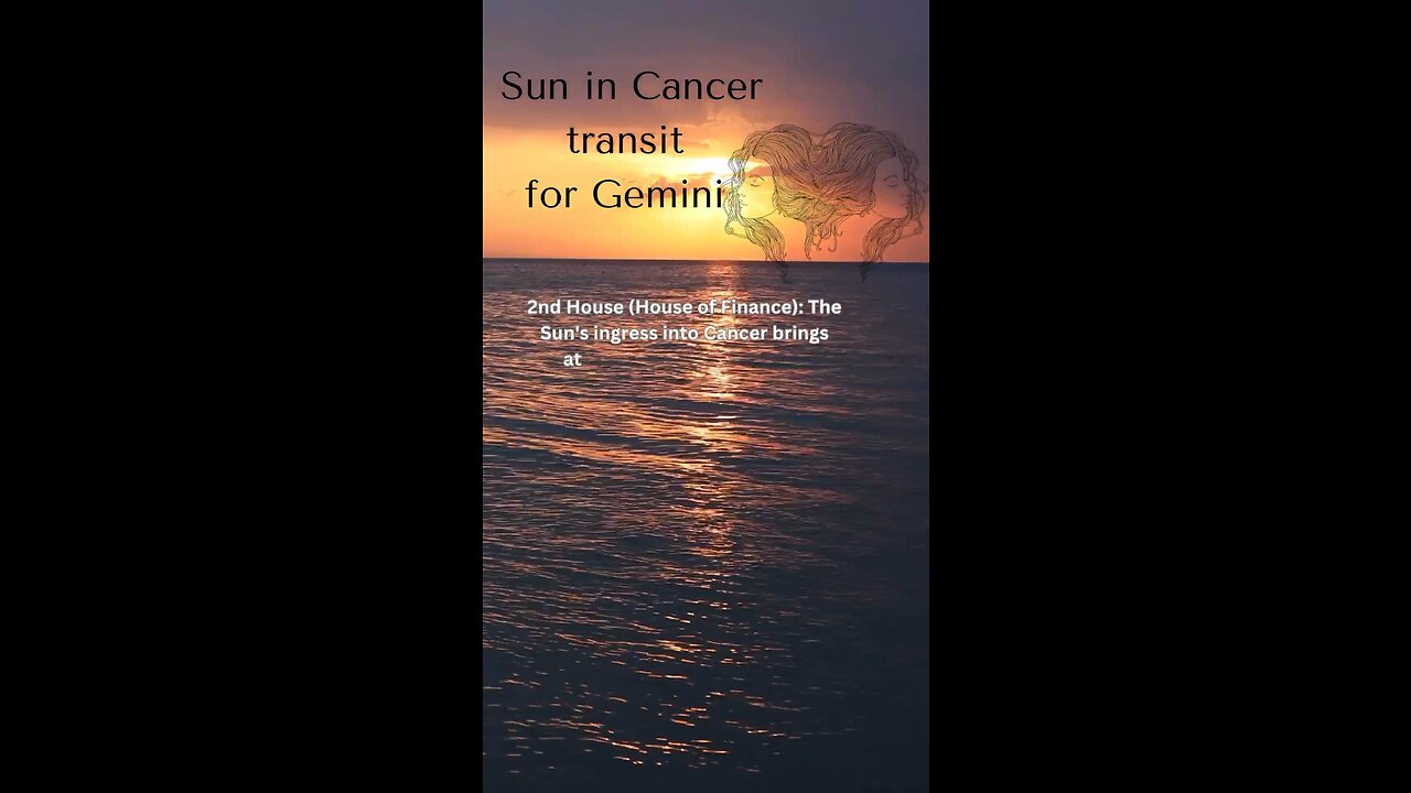 GEMINI ♊️ : Sun’s transit in Cancer (what does it mean for you) #gemini #sun #transit #tarotary