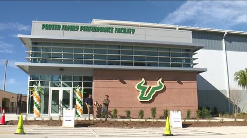 University of South Florida Bulls open new indoor football facility