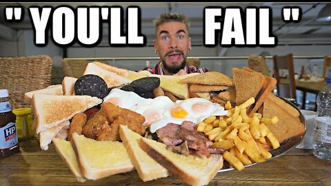 IMPOSSIBLE 16LB ENGLISH BREAKFAST CHALLENGE (I Regret It) | Harry's Full English Breakfast