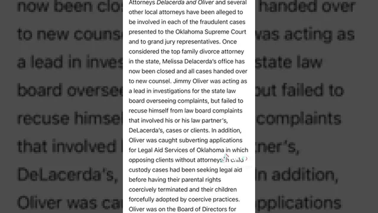 Oklahoma DHS corruption from 2022