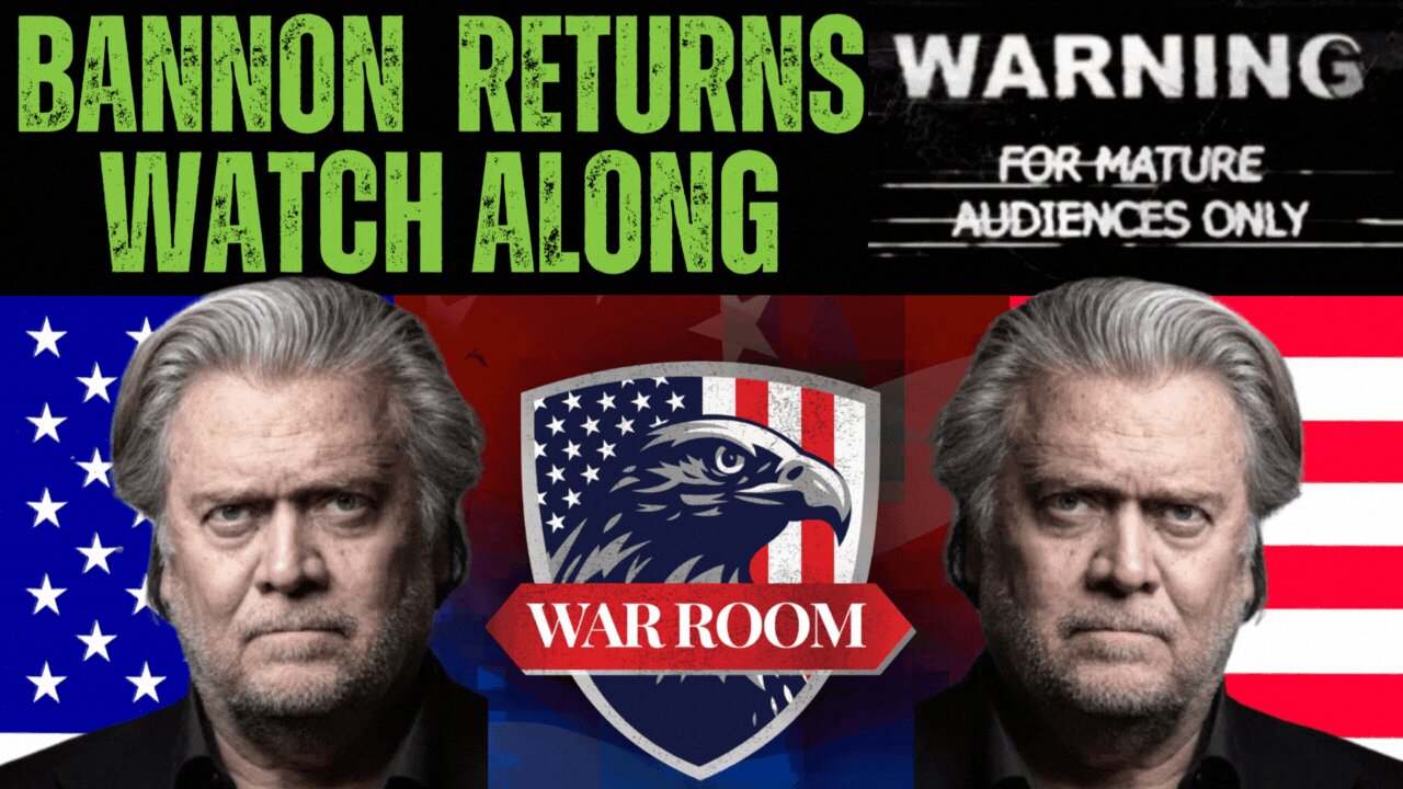 Steve Bannon Returns to War Room | BEST Chat on RUMBLE & It's Not Even Close