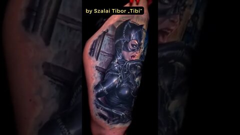 Stunning work by Szalai Tibor „Tibi“ #shorts #tattoos #inked #youtubeshorts