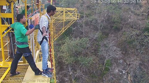 Watch this before Doing Bungee Jump #funny #india