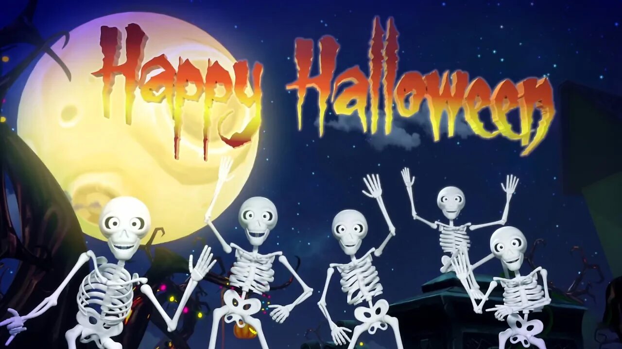 Five Spooky Skeletons | Halloween Songs & Kids Music by Little Treehouse