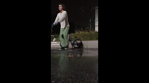 Doing pistol squats