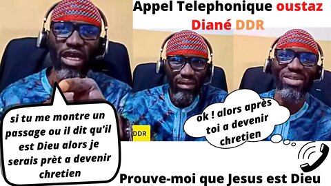 💢Appel Telephonique Oustaz Diané II Prouve moi que Jesus est Dieu II Petit poto