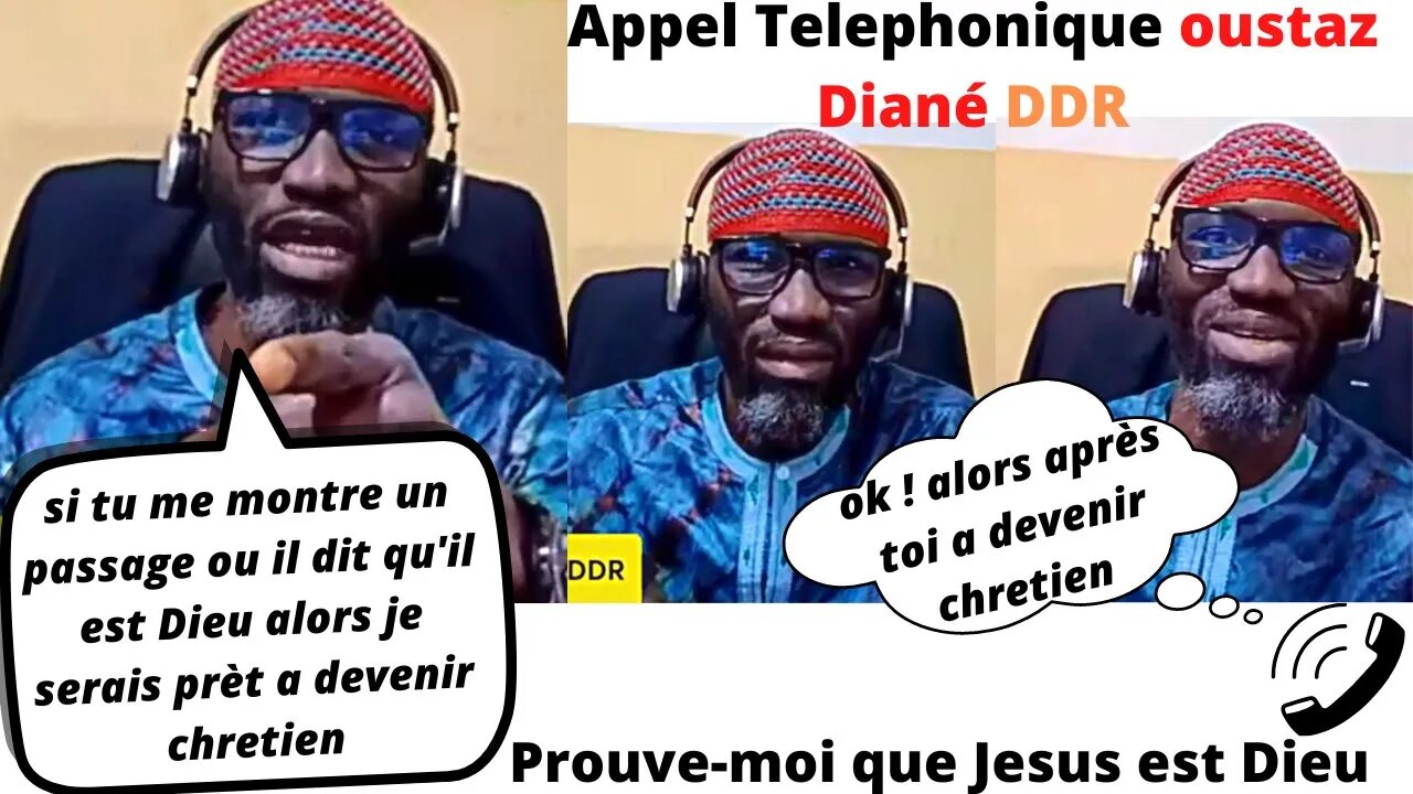 💢Appel Telephonique Oustaz Diané II Prouve moi que Jesus est Dieu II Petit poto