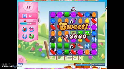 Candy Crush Level 984 Audio Talkthrough, 1 Star 0 Boosters