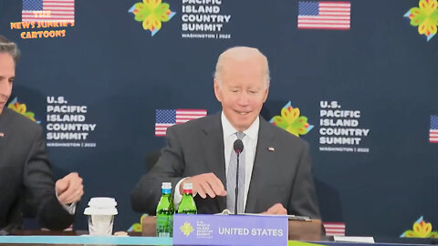 Another piece of useless Biden's meetings, and we pay for it.